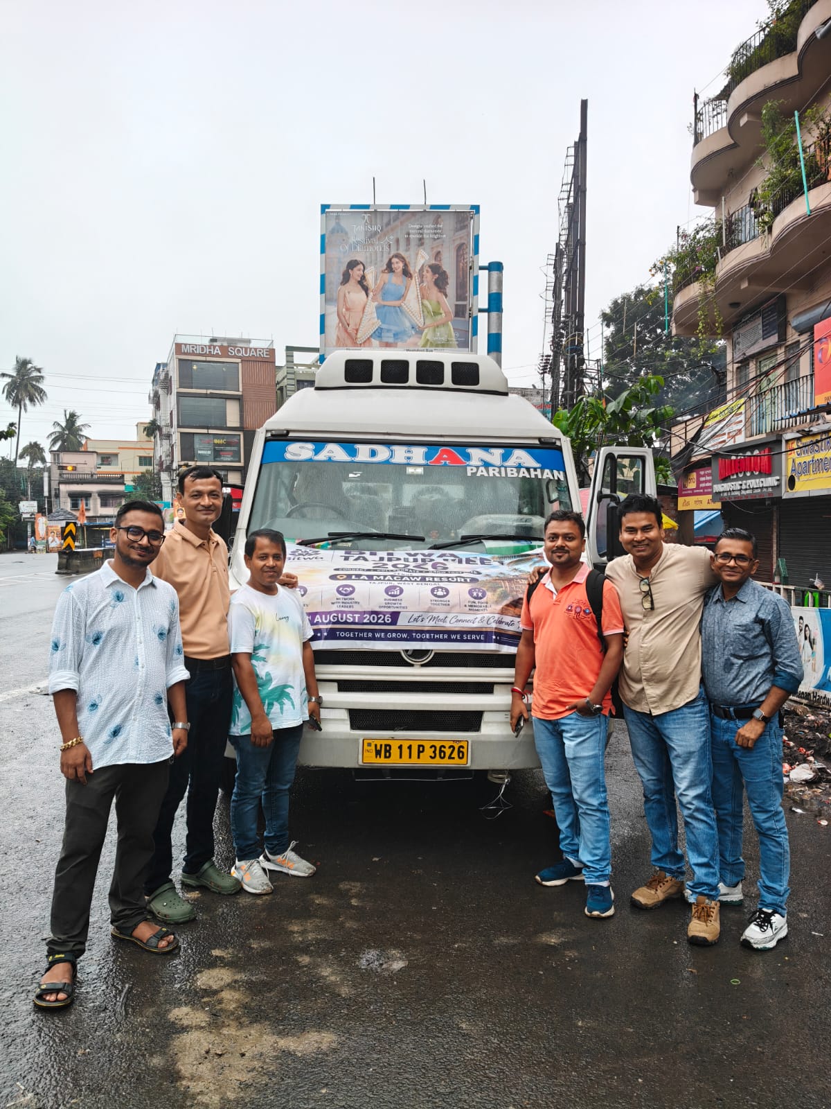 BITWA members beginning their bus journey to the Tajpur Meet 2026